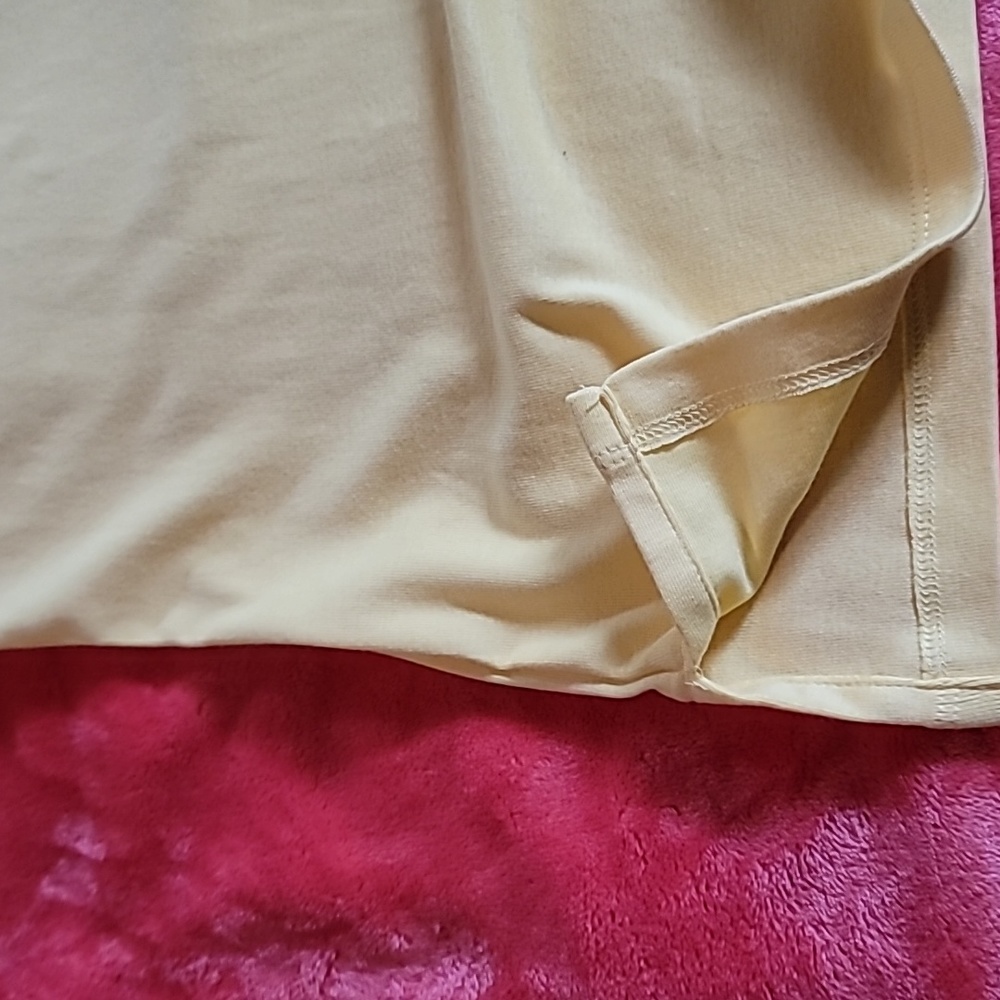 Karen Scott Bright yellow Boat Neck T-Shirt - Picture 8 of 8